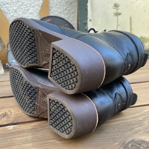 Redwing Black Leather Boot - Steel Toe - Picture 4 of 4